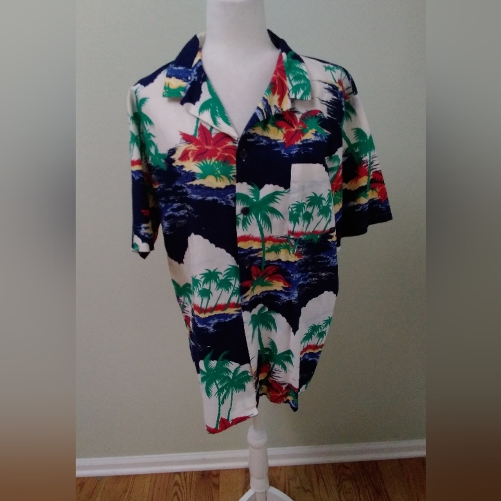 Vintage Zuma Beach by Jantzen Hawaiian Shirt